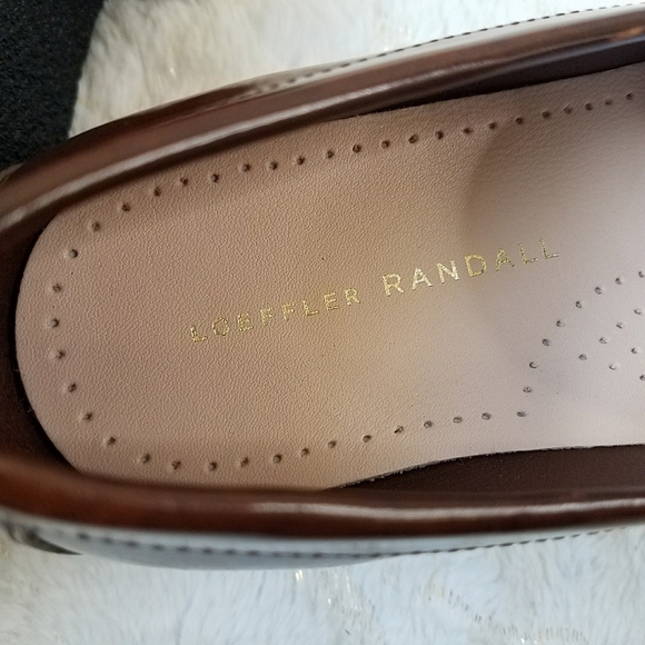 Loeffler Randall Rikki Leather Platform Loafers w/Dust Bag - Picture 10 of 12